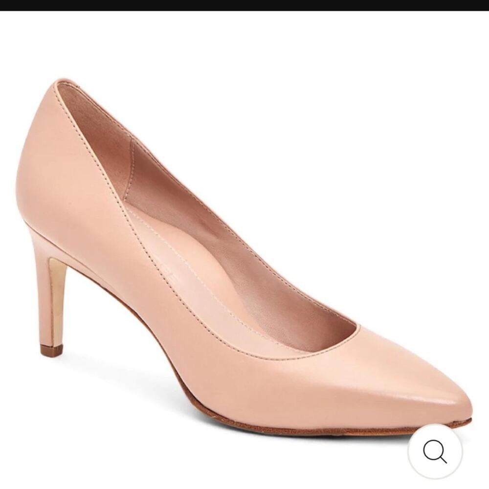 Taryn Rose Collection Gabriela Patent Leather Neutral Pumps Heel Women’s Size 8M